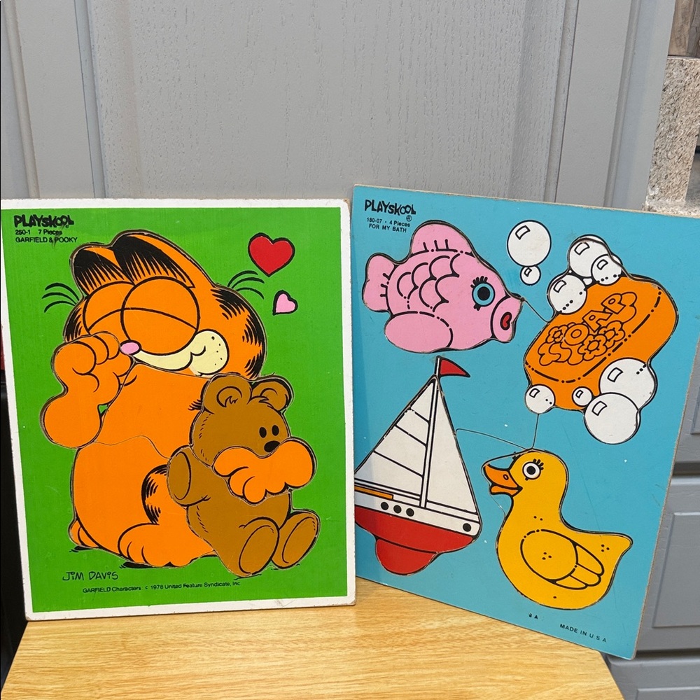 Vintage Playskool Puzzle Set 🚤
